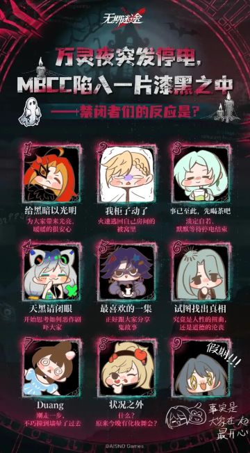 当《MBCC万灵节停电》禁闭者们……