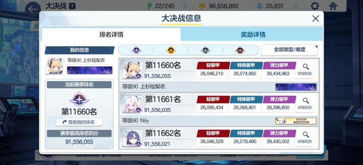 大蛇这么区吗,还剩两天,排名已经这么低💩截图