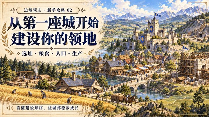 《边境领主》新手攻略②:从第一座城开始,建设你的领地截图
