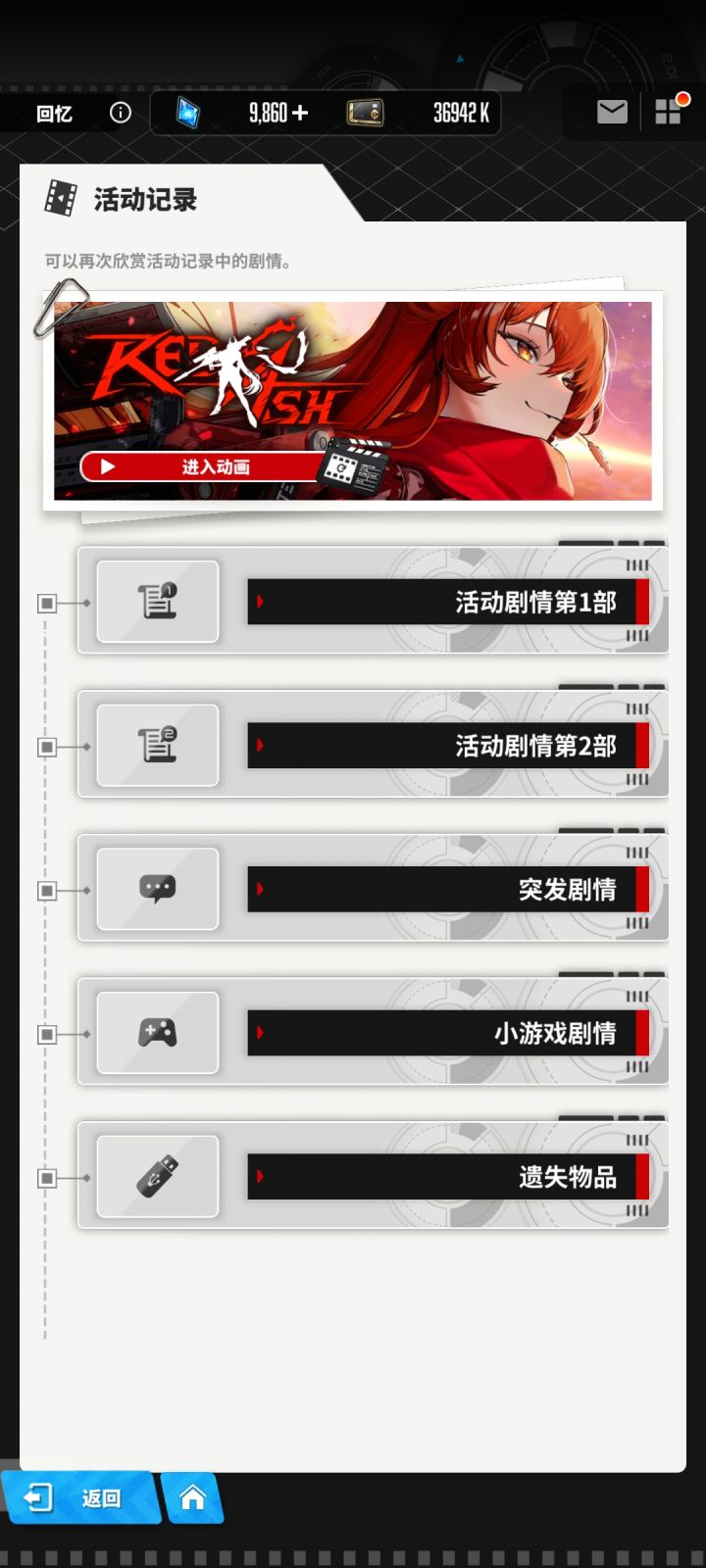 这种活动过了以后在哪儿可以回看剧情截图