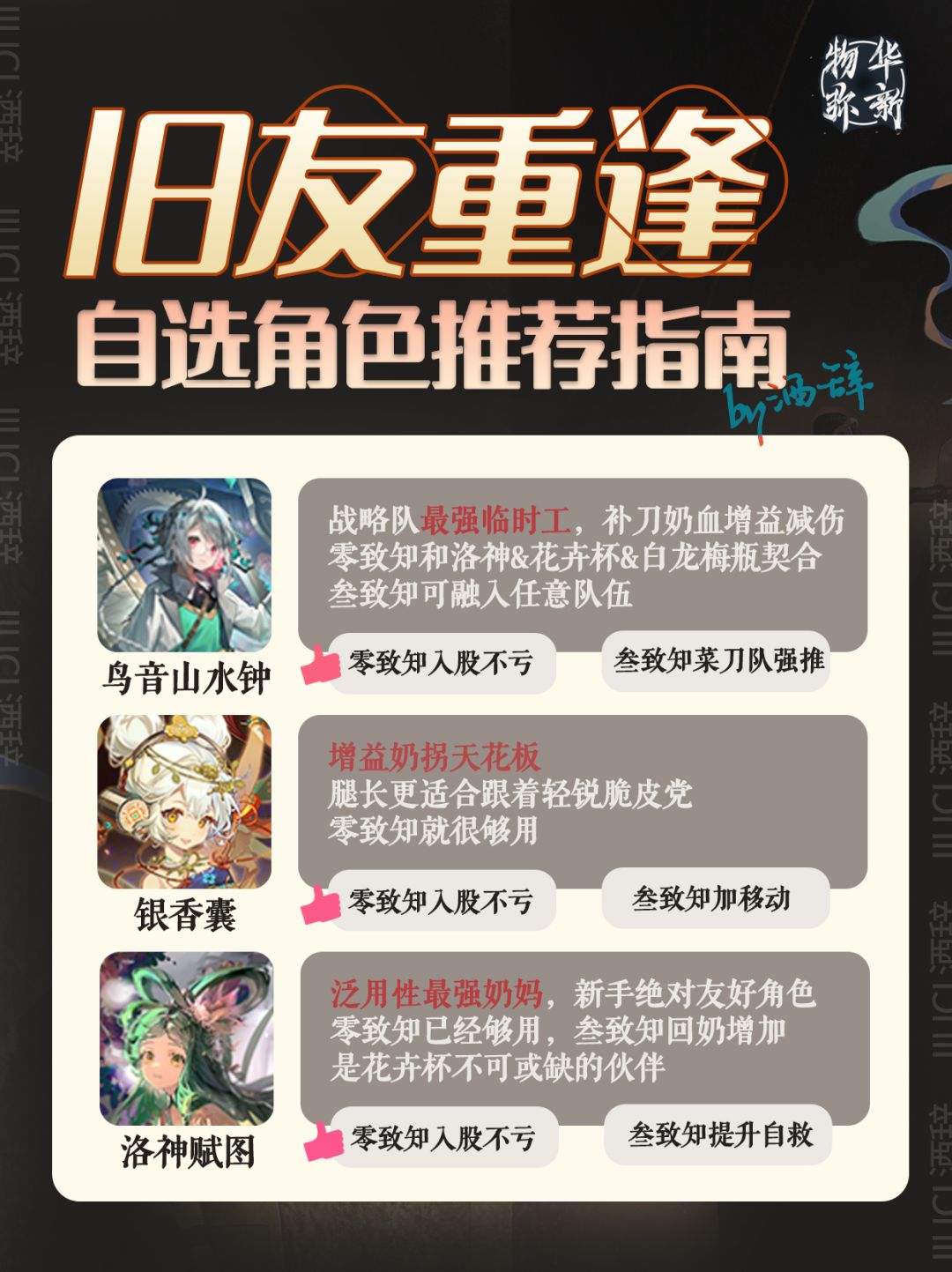 【物华弥新】1.5下自选「旧友重逢」怎么选 2
