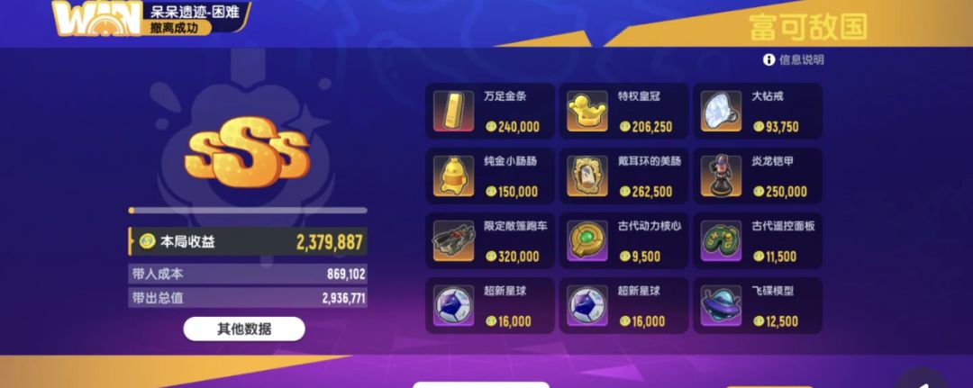 普通模式与困难模式的成功撤离 2