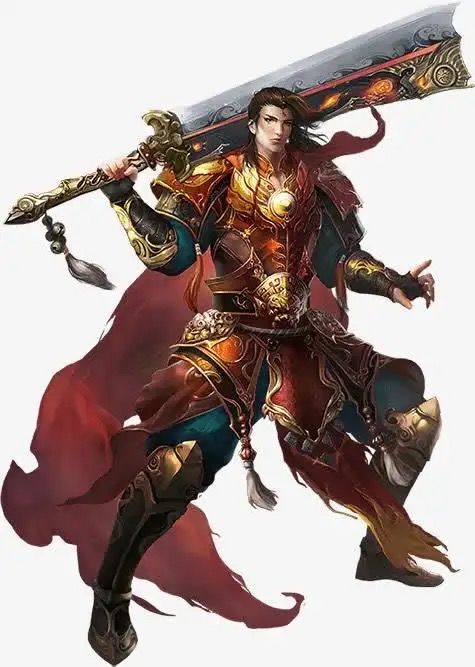 【希望美工建模师优化男赤焰,局内手持姿势 1