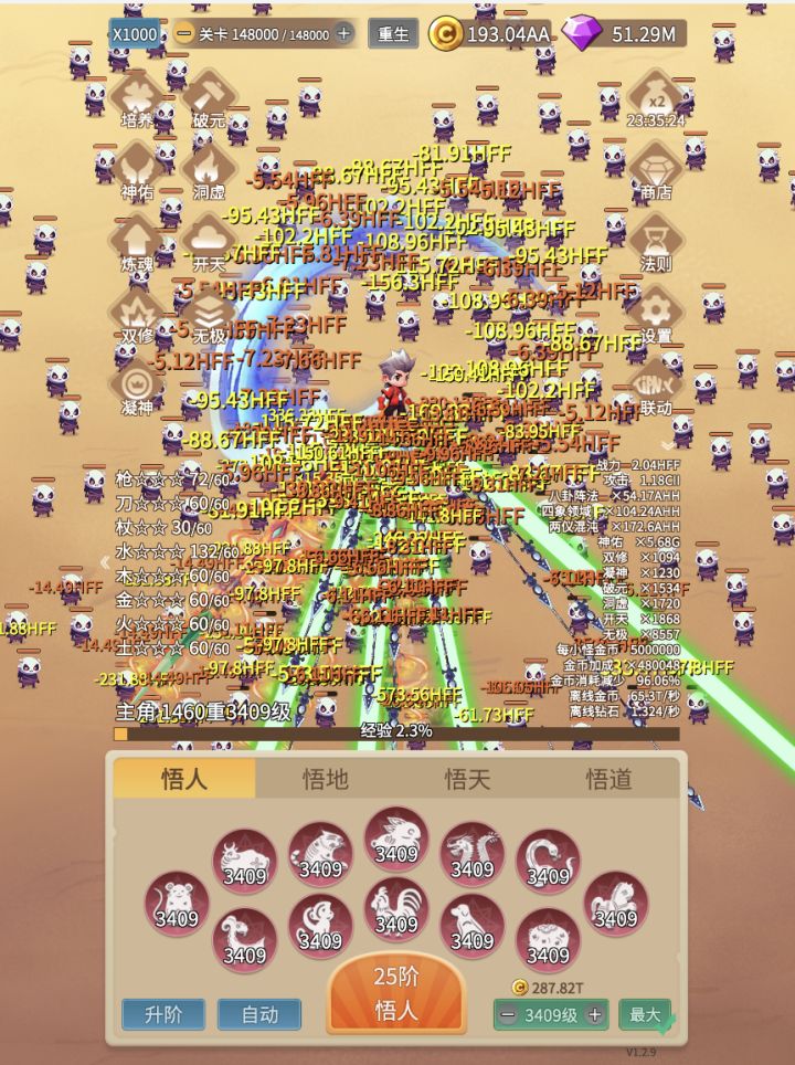 1460 了,下个目标 1850截图