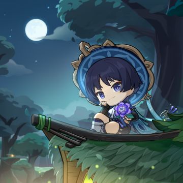 「呵呵，看你兜兜转转找东西的样子真有趣。」