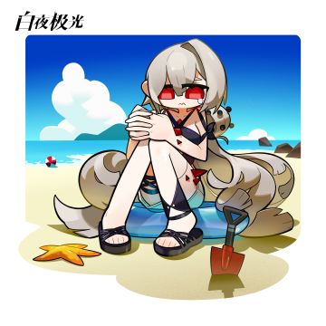 ✦光灵日常✦ 沙滩上的光灵在做什么？