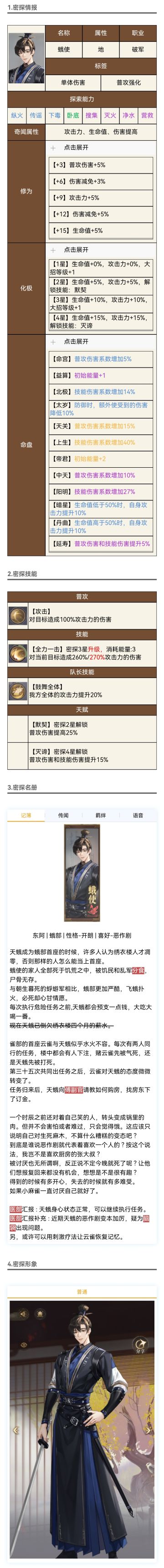 代号鸢-角色图鉴-蛾使图鉴