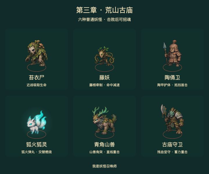 【更新公告】第三章「荒山古庙」开启,第一章强敌难度下调截图