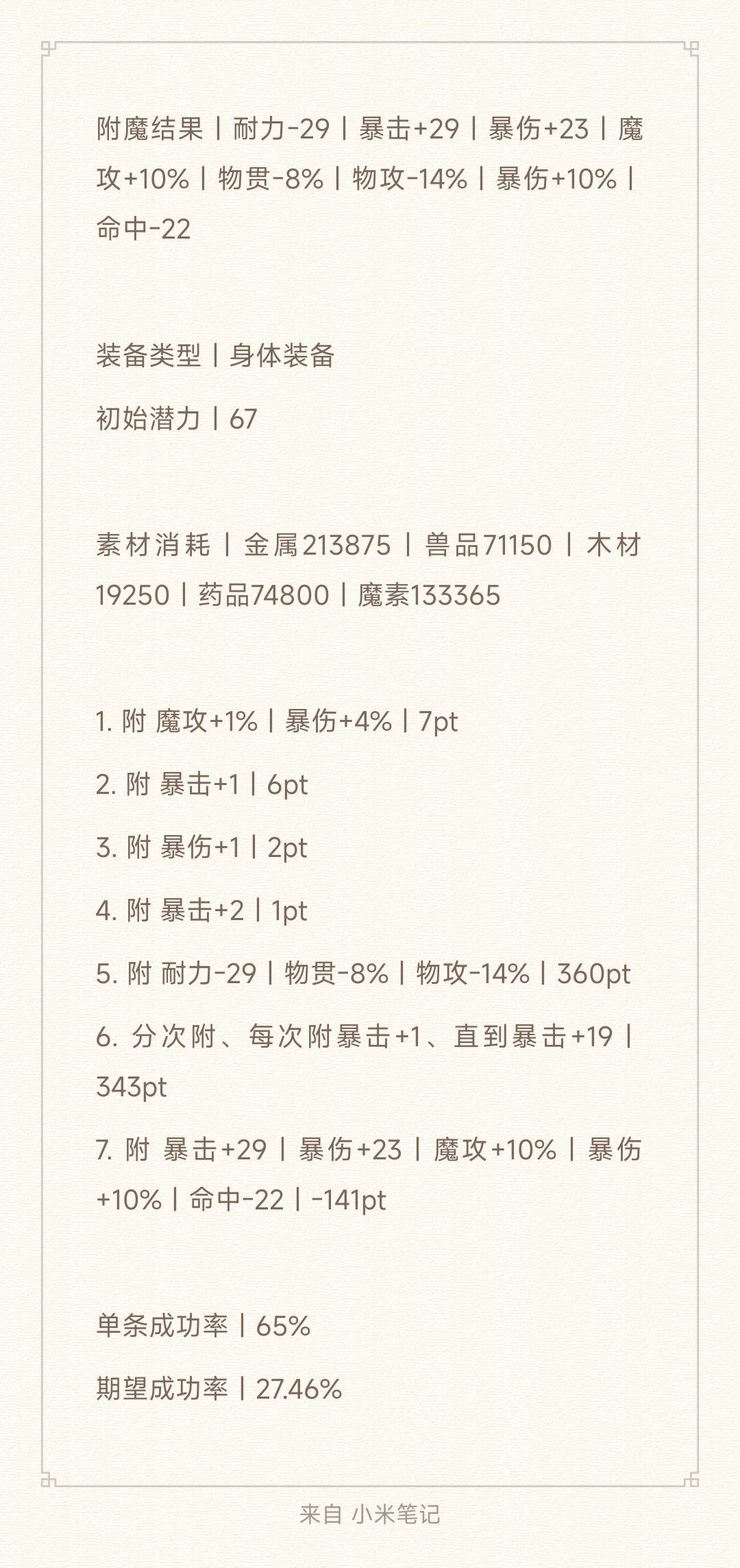 无内鬼,发点鸭血附魔衣。 6