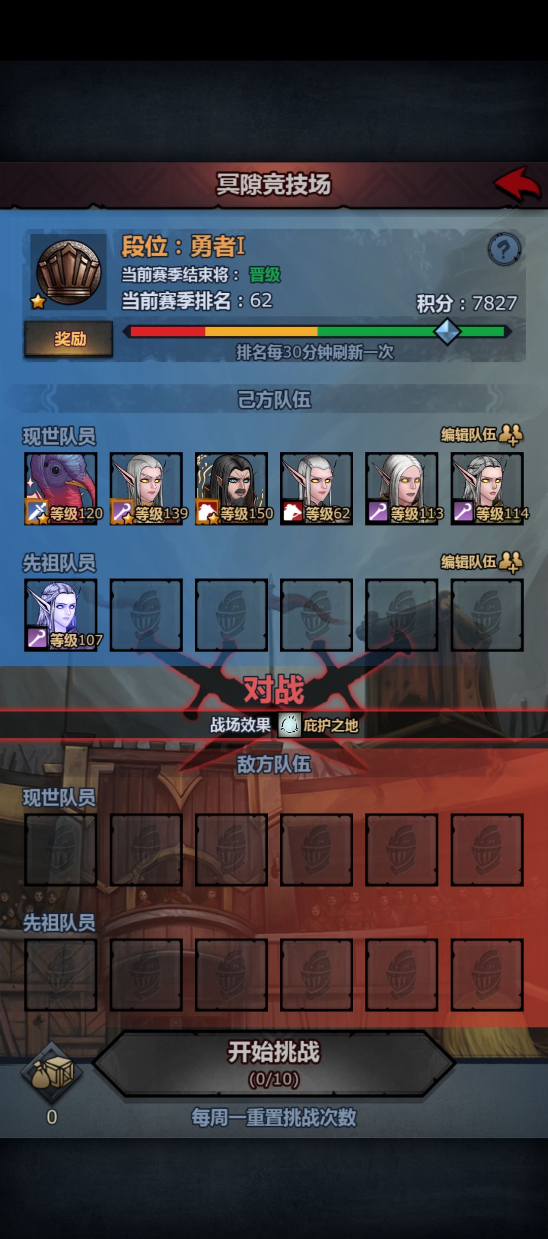 大佬们有必要卷下竞技场分数吗? 1