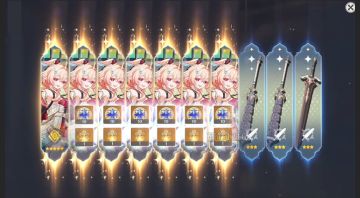 6.5月之六卡池来了！祝大家单发出莉奈娅！十连双金！欧气爆棚