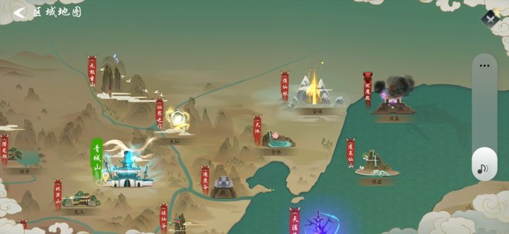 游戏为什么不增加大乘、渡劫区域。是被删减了吗？截图