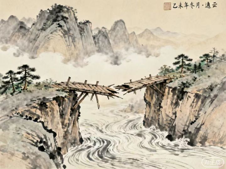 水墨画中人，第二关玩机视频。截图