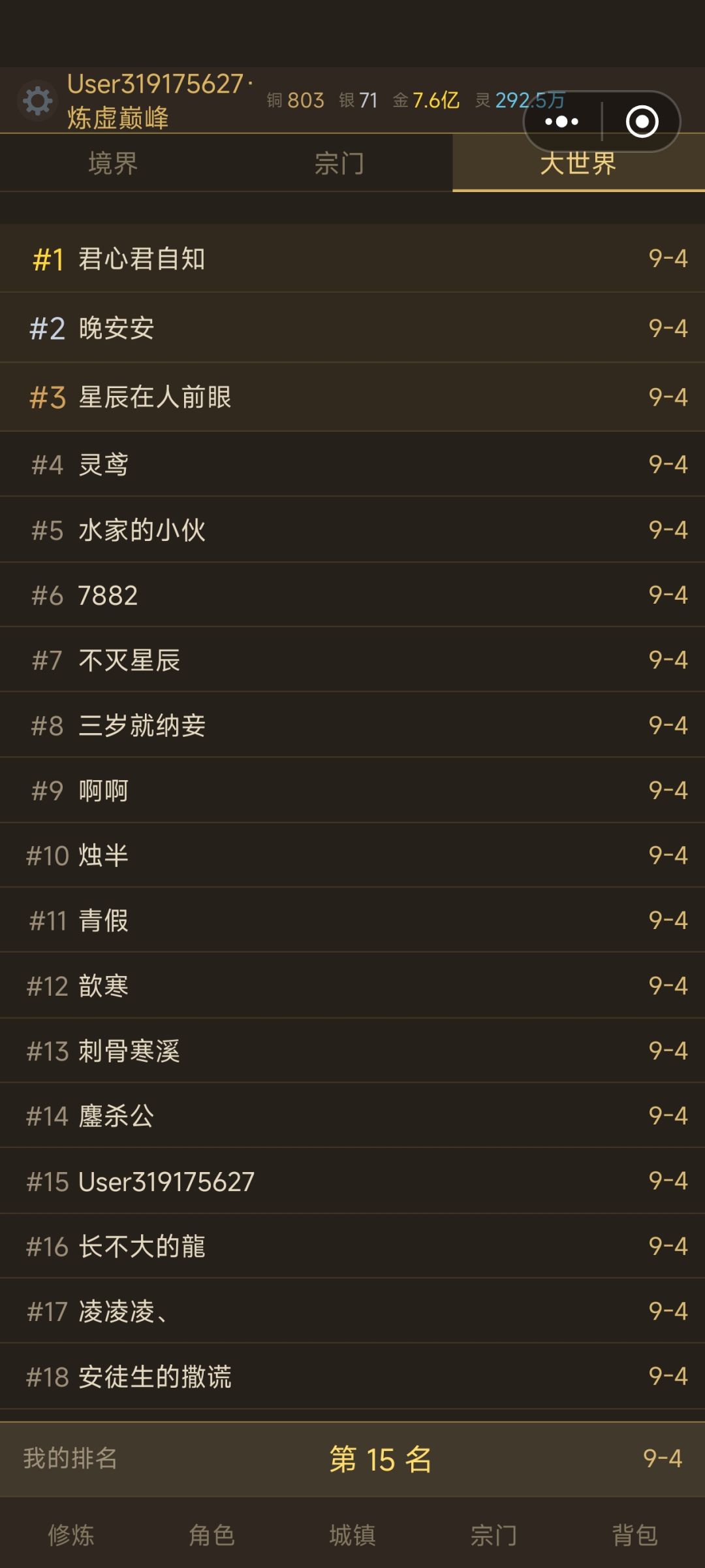 9-4了。 1