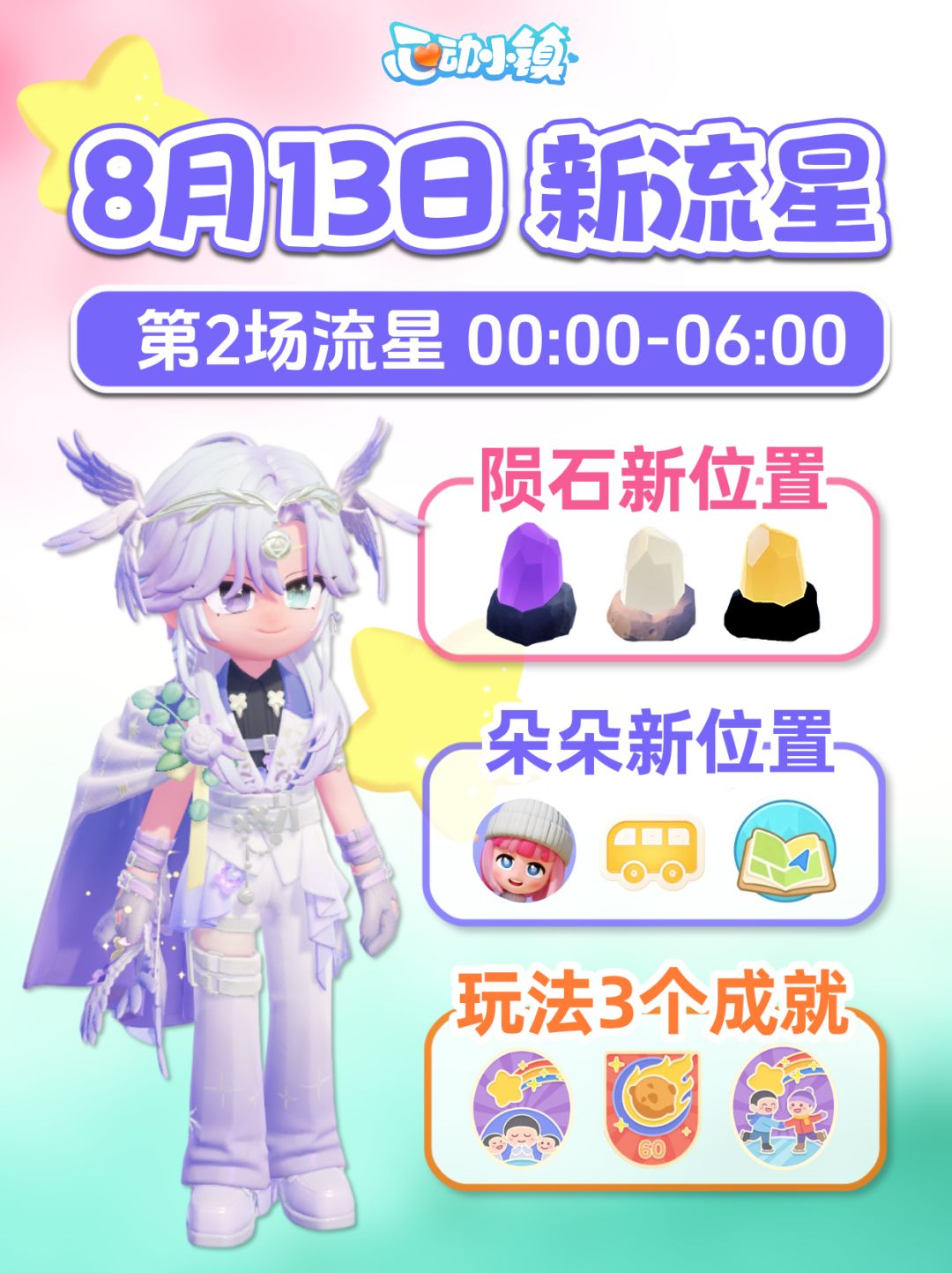 8月13日 新流星雨攻略 陨石位置 朵朵位置 1
