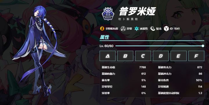 普罗米娅,另外sp比利应该是新属性风截图
