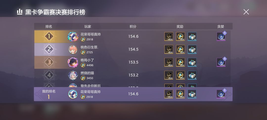 争霸赛 1
