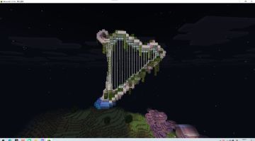 【MC建筑#6】—竖琴丨于空中舞动的音符—
