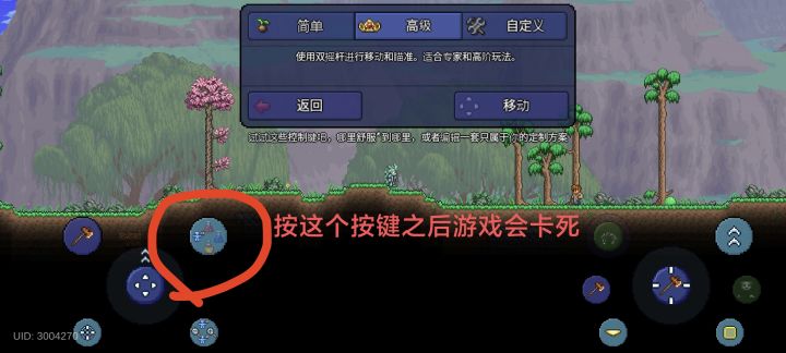 【Bug反馈】按这个按键游戏会卡死截图
