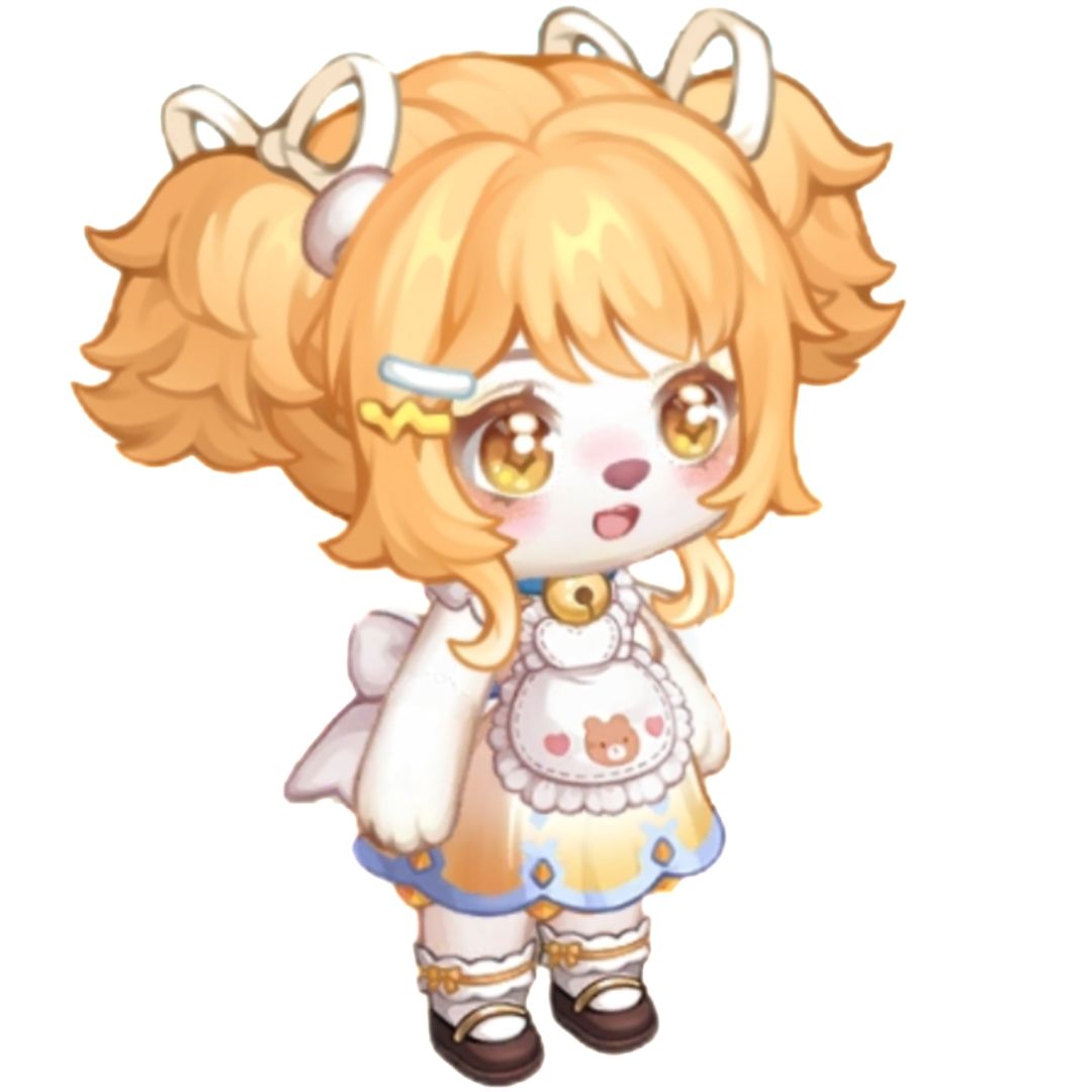 【奥比岛穿搭】🍊橘子味的小女仆元气满满 1