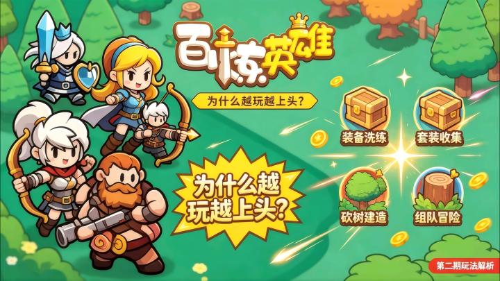 百炼英雄 第二期|为什么越玩越上头?百炼英雄四大亮点截图
