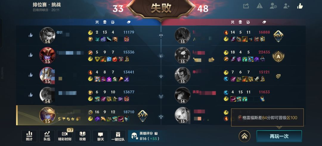 摆烂输了超过百分百 2