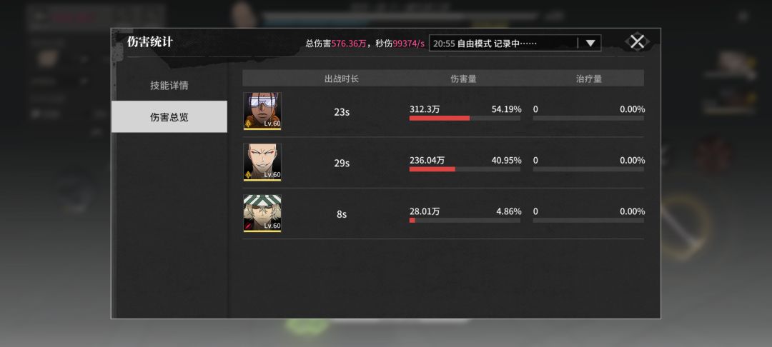 突队东仙一角对单对群伤害对比 2