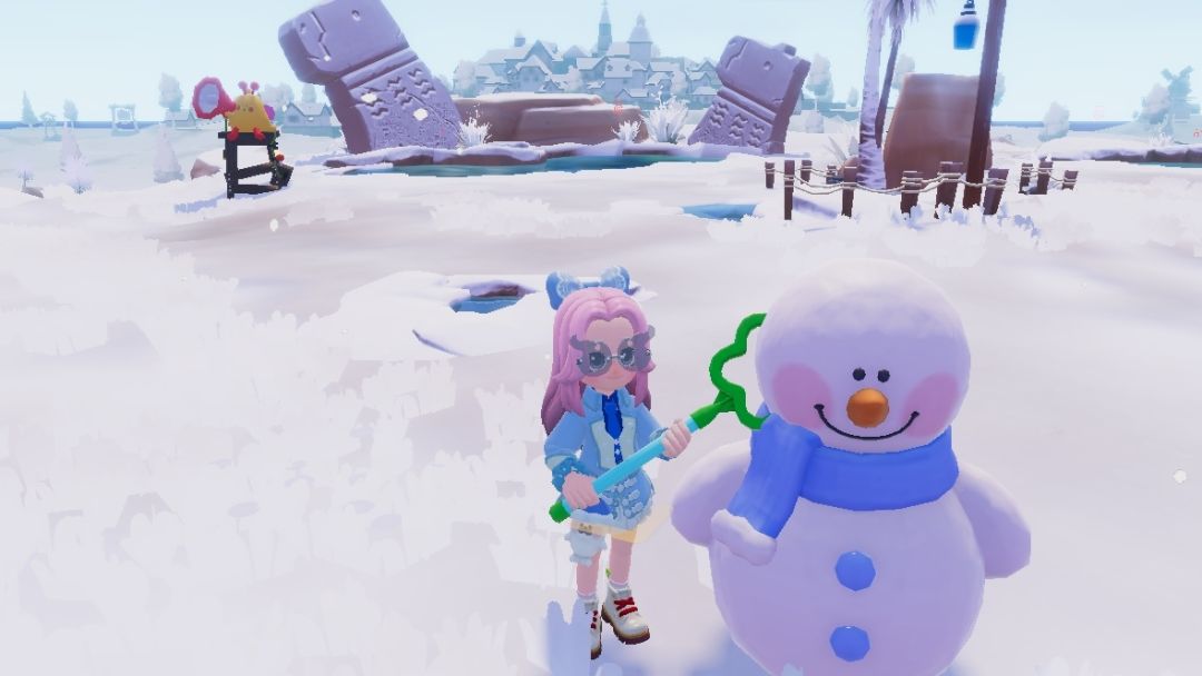 下雪天我和雪人 3