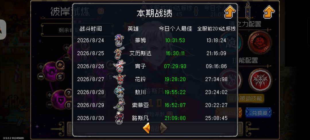 没看攻略纯手搓本周全绿 1