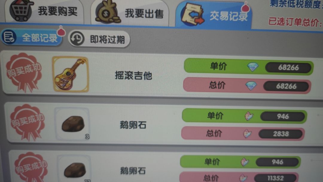68000钻竞标了一个吉他,帮我看看亏了吗 1