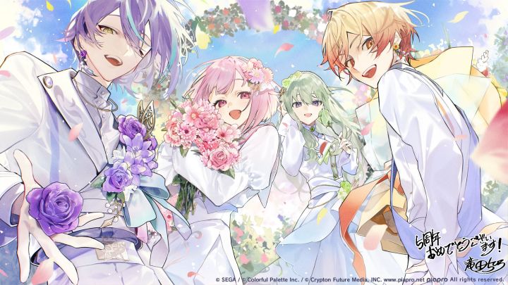 🎉《初音未来:缤纷舞台》WS1.5周年纪念贺图公开!截图