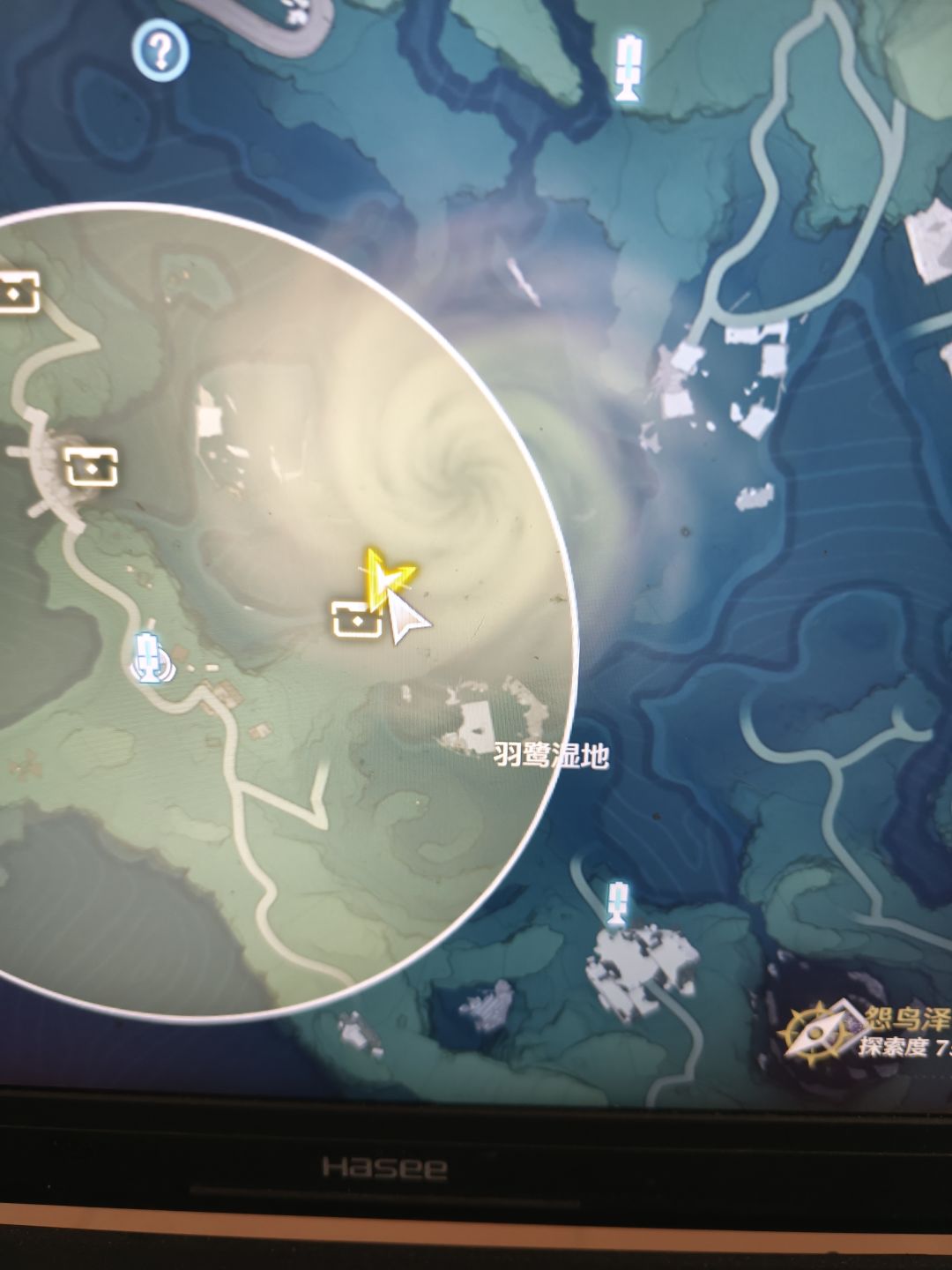 羽鹭湿地这个泥巴里面的宝箱怎么打开 2