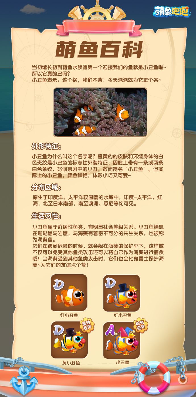 萌鱼百科丨第1期：小丑鱼截图