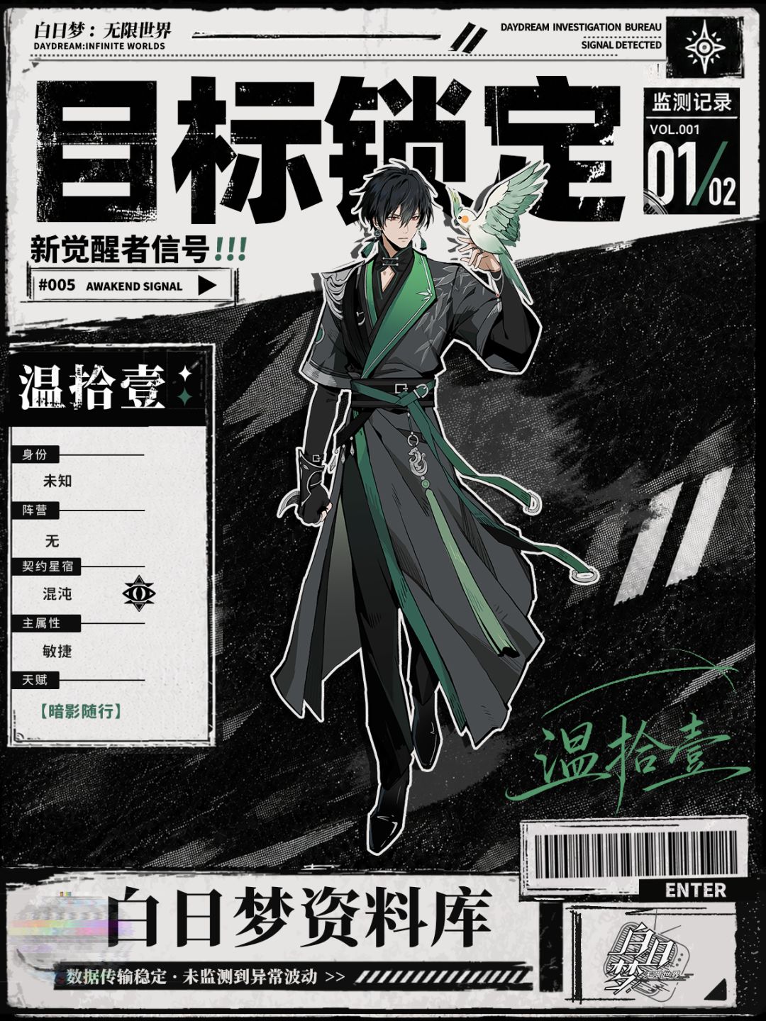 『无限世界』觉醒者档案|温拾壹 1