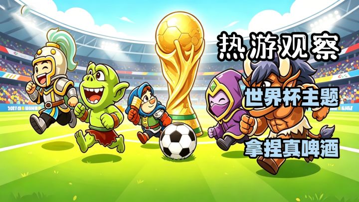 世界杯主题活动来袭!赛事竞猜?还能拿捏真啤酒!截图