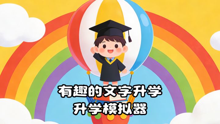 有趣的文字升学游戏,升学模拟器来啦截图