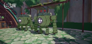 艾斯塔巴尼亚的城墙边，总站着两个外表严肃的🤖小朋友，你猜他们在窃窃私语些什么？#二之国交错世界#二之国#二之国：交错世界#游戏安利#游戏推荐