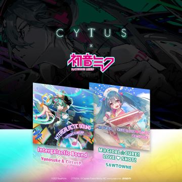 Cytus II x 初音未来
二次合作即将开启！
追加新曲预告 第二弹：
➤ Intergalactic Bound / Yunosuke & CircusP
➤ M@GICAL☆CURE! LOVE ♥ SHOT! / SAWTOWNE
v5.2 update coming soon...
※All songs featuring #HatsuneMiku 
#初音未来 #Hatsun
