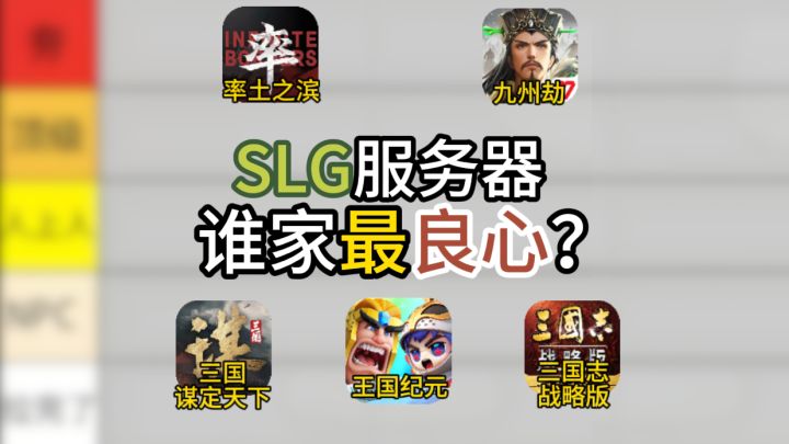 从夯到拉!SLG 特殊服务器谁家最良心?截图