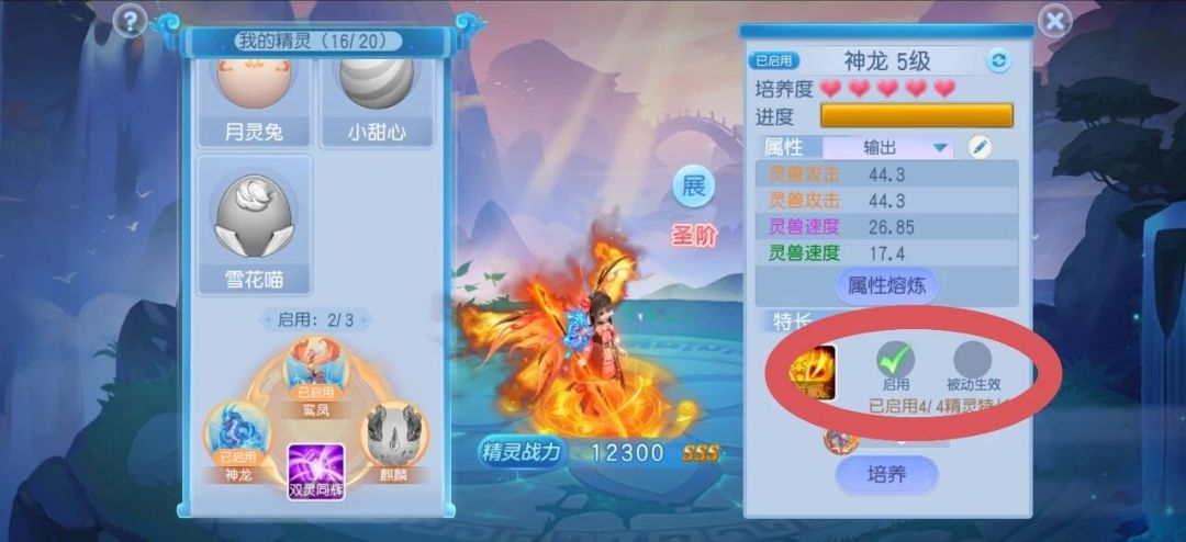 神龙精灵改版实测，被动效果暗藏玄机？数据差距比你想的更大！截图