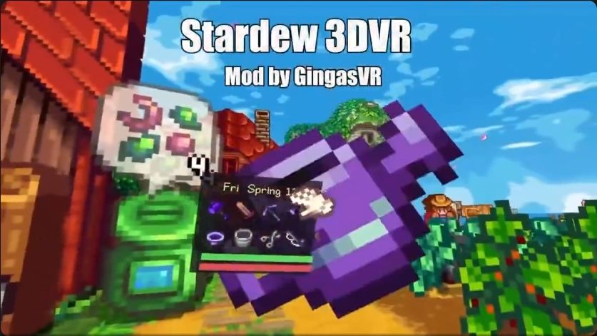 星露谷VR化MOD整活,种地变成第一人称砍树~ 1