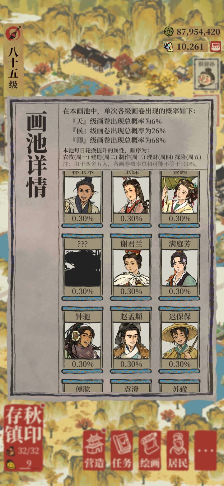 缺少的这个是谁?截图