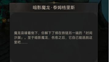 暗影魔龙泰姆格里斯攻略指北