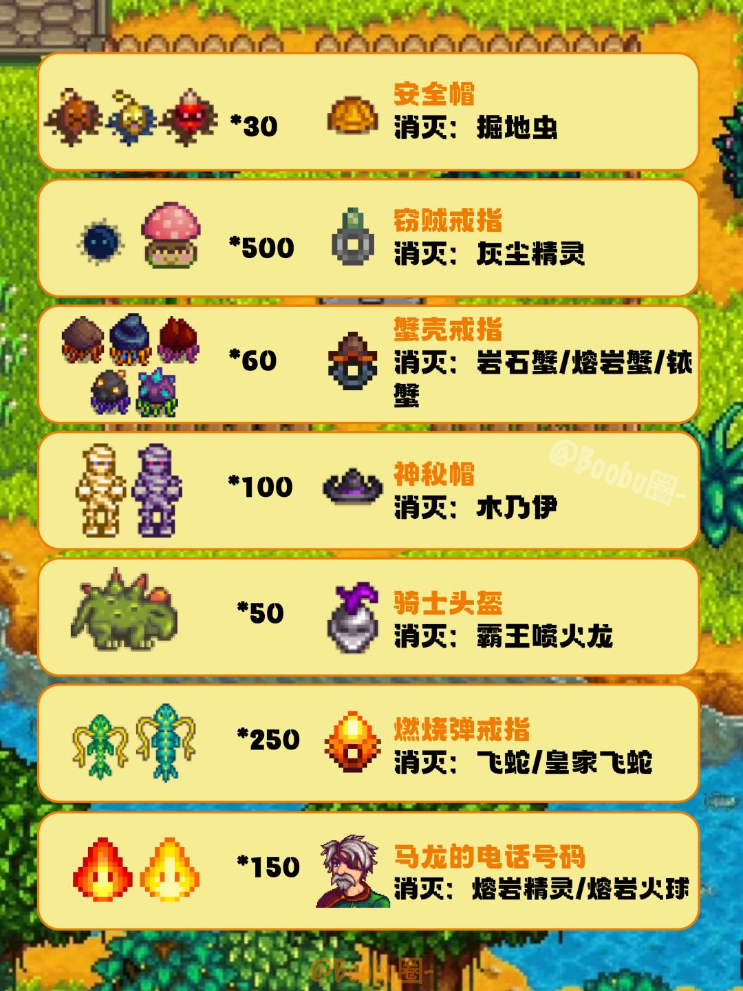 星露谷|消灭怪物和可获得奖励一览攻略✅ 2