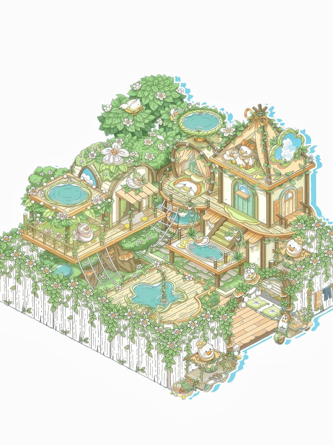 鸭鸭夏日泳池乐园 2