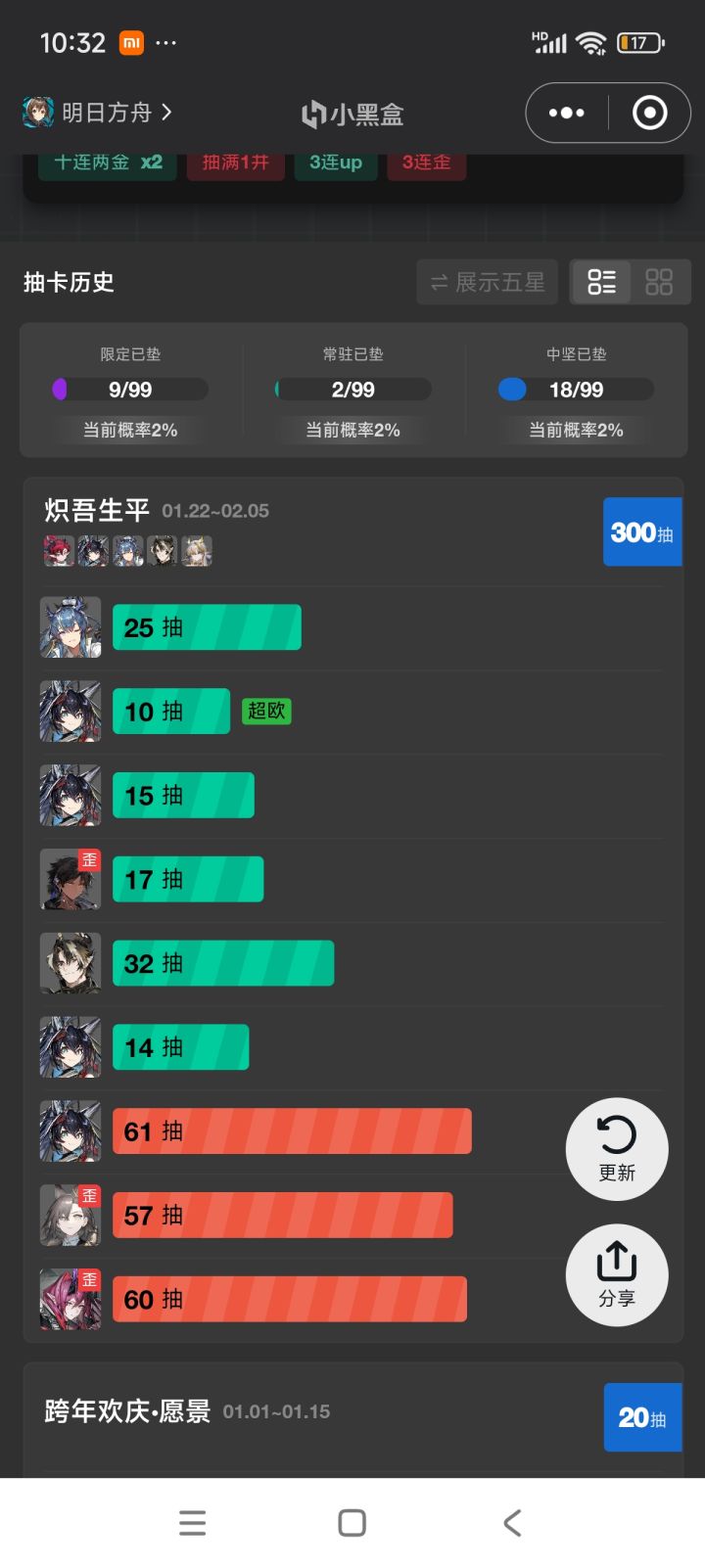 纯眉笔，第一次吃保底啊截图