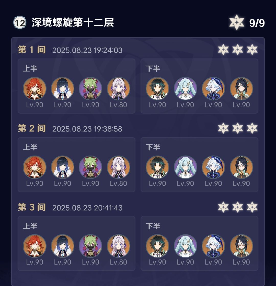 四金魈队逆环境成功拿下深渊满星 2