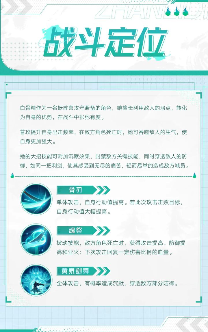 关于6.7官方号先发布出场角色白骨精问题截图