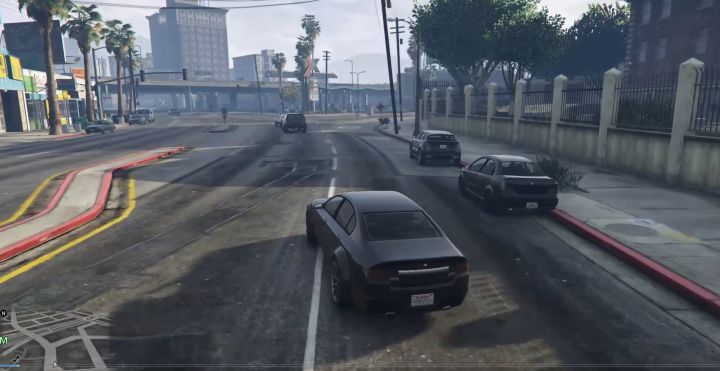 GTA5好市民!友好与美警打招呼!截图