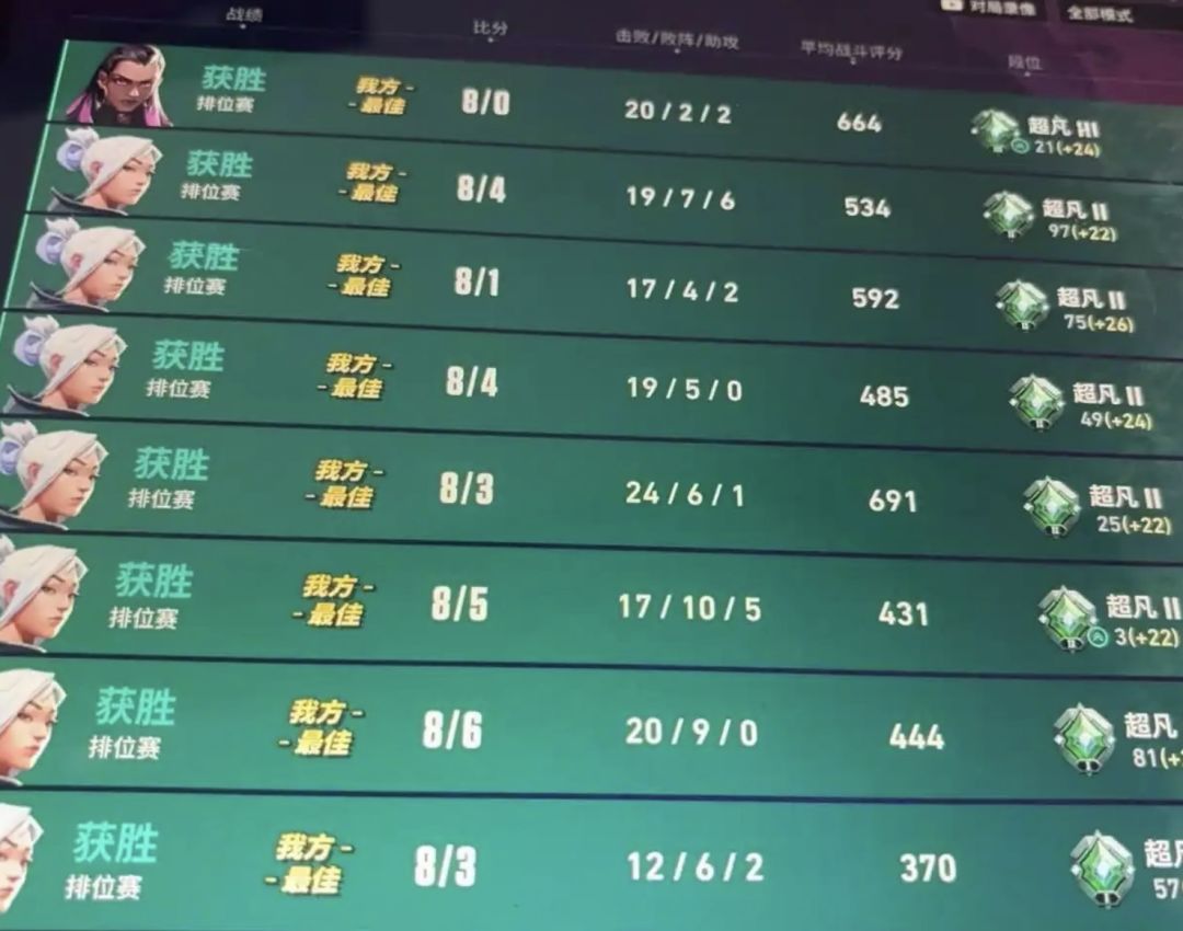 连胜需要的不只是运气还有实力啊 1